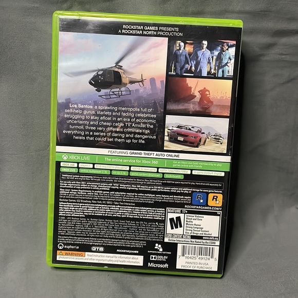 GTA V (Five) - Xbox 360 - Picture 2 of 4